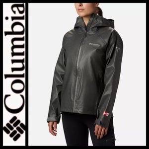 Columbia Titanium Rainerhorn EXS Jacket Outdry Extreme Women’s S Black Grey $180
